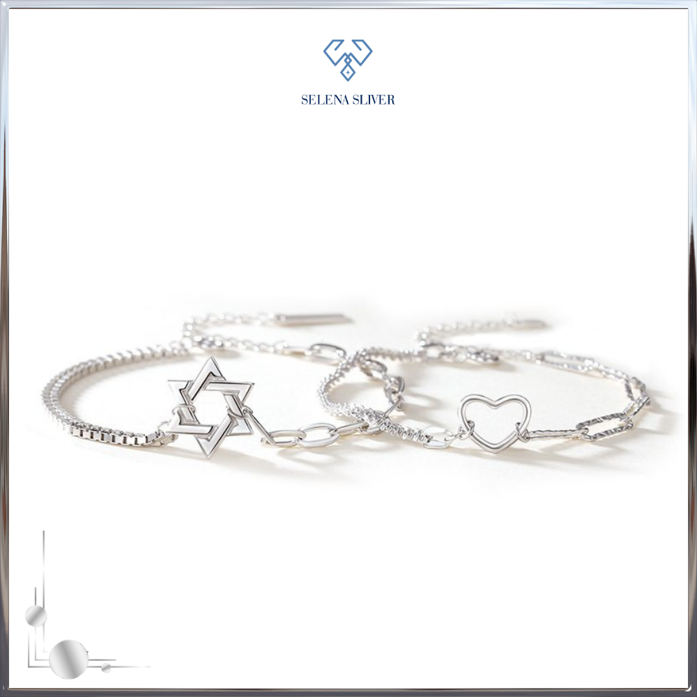 Lắc tay bạc cặp đôi tình yêu trái tim vĩnh cửu Selena Sliver (2) Lac-tay-bac-cap-doi-tinh-yeu-trai-tim-vinh-cuu-Selena-Sliver-2